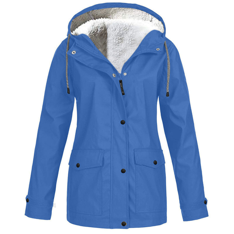 Evelyn | Plush Lined Hooded Jacket