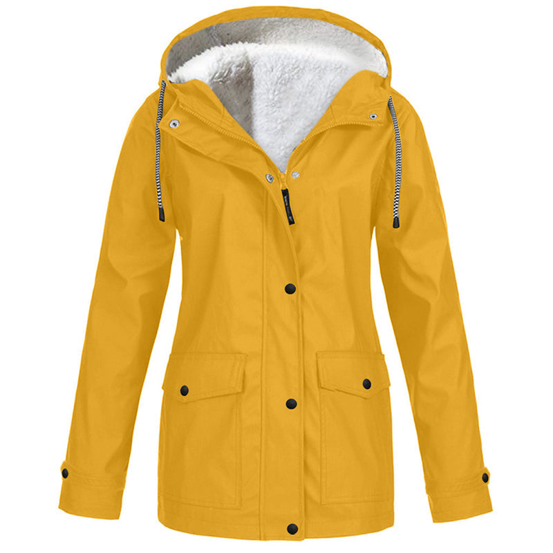 Evelyn | Plush Lined Hooded Jacket