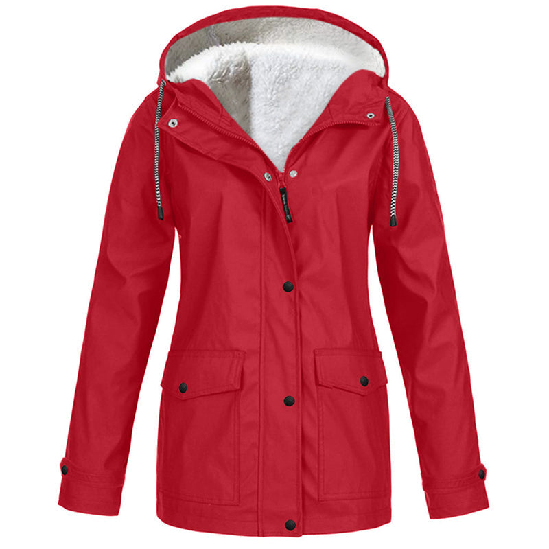 Evelyn | Plush Lined Hooded Jacket