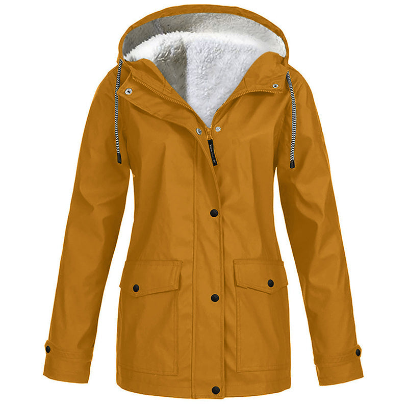 Evelyn | Plush Lined Hooded Jacket