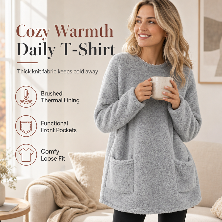 Clara | Warm Brushed Long Sleeve Top