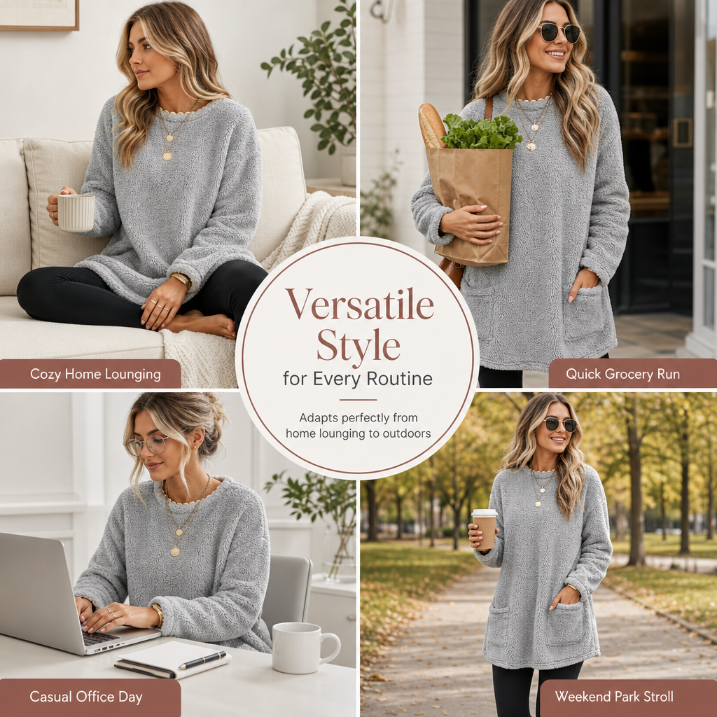 Clara | Warm Brushed Long Sleeve Top